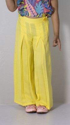 Cutify Co Relaxed Girls Yellow Trousers