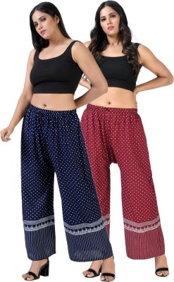 4K FASHION Relaxed Women Multicolor Trousers