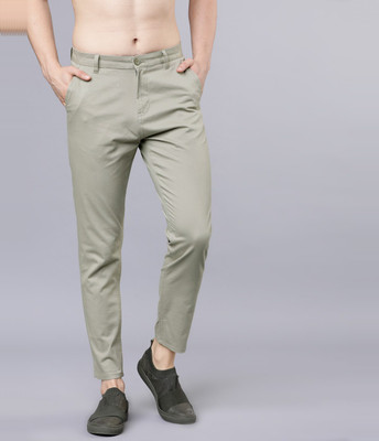 HIGHLANDER Slim Fit Men Beige Trousers