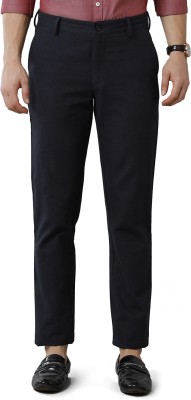 CAVALLO BY LINEN CLUB Slim Fit Men Black Trousers