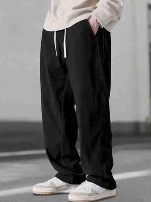 GANPATI CREATION Comfort Fit Men Blue Trousers