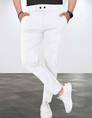 METRONAUT Regular Fit Men White Trousers
