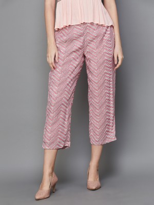 Melange by Lifestyle Regular Fit Women Pink Trousers