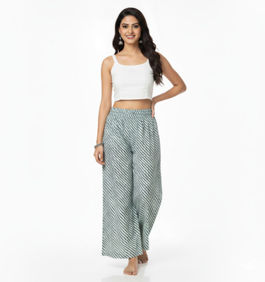 Andromeda Flared Women Grey Trousers
