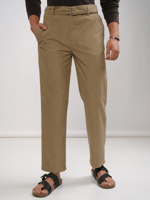 HIGHLANDER Relaxed Men Brown Trousers