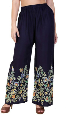 Zalorawear Comfort Fit Women Dark Blue Trousers