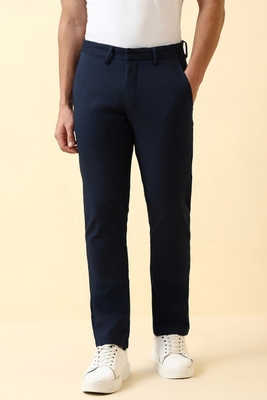 Allen Solly Slim Fit Men Dark Blue Trousers
