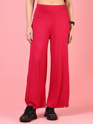 V-MART Regular Fit Women Pink Trousers