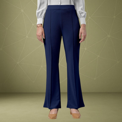 nitafashion Loose Fit Women Dark Blue Trousers