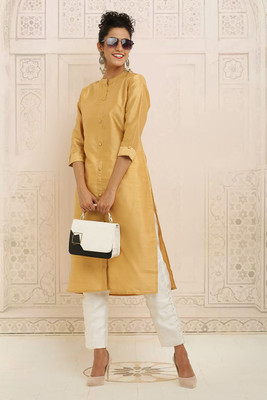 FLOREOS Relaxed Women Cream, White Trousers