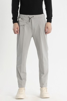 Snitch Relaxed Men Grey Trousers