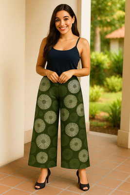 SRP COLLECTION Comfort Fit Women Green Trousers