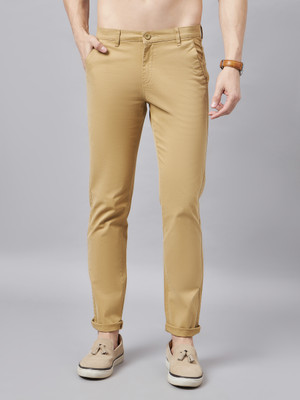 STUDIO NEXX Relaxed Men Khaki Trousers