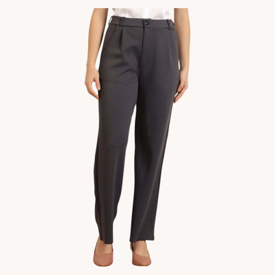 INDIANRANG Regular Fit Women Grey Trousers