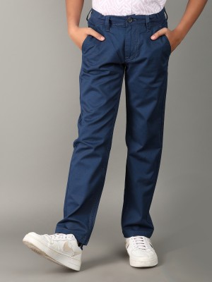 V-MART Regular Fit Boys Blue, Blue Trousers