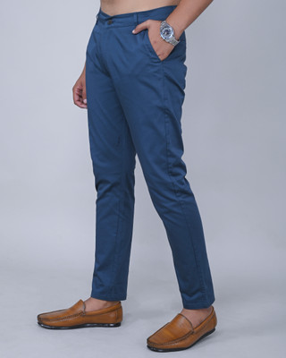Tanip Regular Fit Men Green Trousers