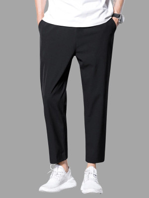 Leriya Fashion Regular Fit Men Grey Trousers