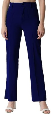 Chirag jha fashions Regular Fit Women Blue Trousers