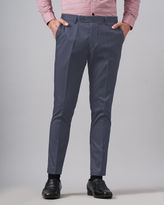 MANCREW Regular Fit Men Dark Blue Trousers