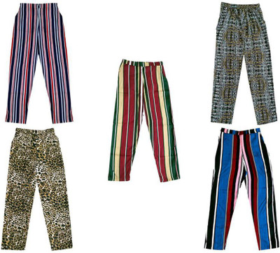MTI FASHIONS Regular Fit Girls Red, Beige, Blue Trousers