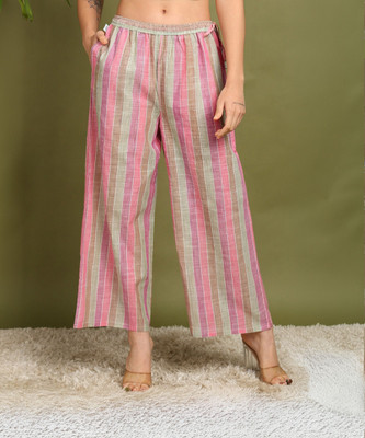 KANCHUK Regular Fit Women Multicolor Trousers