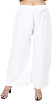 ARFHA Regular Fit Women White Trousers