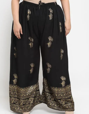 Shafaq enterprises Comfort Fit Women Black Trousers