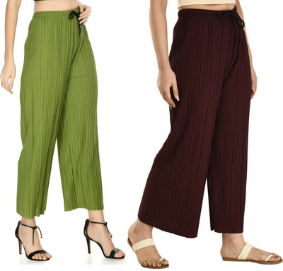 GLADLY Relaxed Women Multicolor Trousers