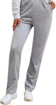 MS STREET Regular Fit Men Grey Trousers