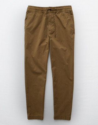 American Eagle Solid Men Brown Track Pants