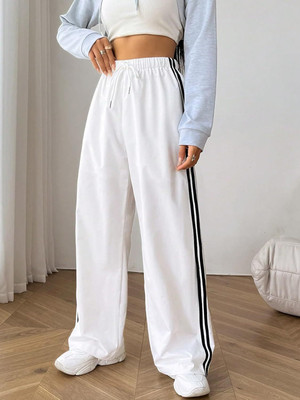 Maa Mahera Loose Fit Women White Trousers