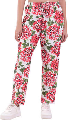 Rianu Regular Fit Women Pink Trousers