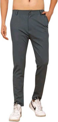 Shettys Clothing Regular Fit Men Grey Trousers