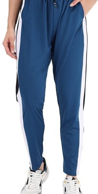 Rodya Colorblock Women Grey, Black, White Track Pants