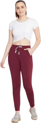 NEWKASHMIRI Straight Fit Women Maroon Trousers