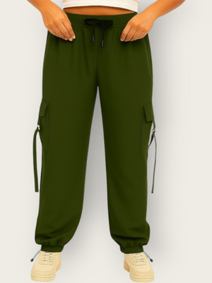 EpicDesigns Comfort Fit Women Green Trousers