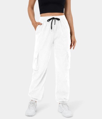 Rajovati Regular Fit Women White Trousers