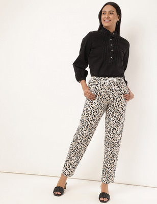 MARKS & SPENCER Relaxed Women Multicolor Trousers