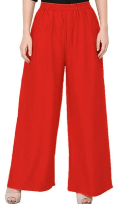 timtim Regular Fit Women Red Trousers