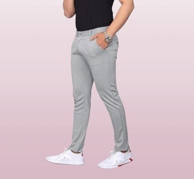 Kalehri Slim Fit Men Grey Trousers