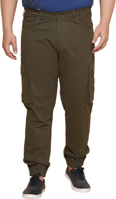 JOHN PRIDE Regular Fit Men Green Trousers