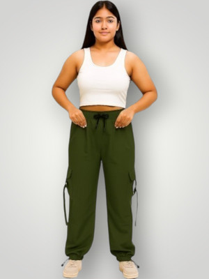 Classy creations Comfort Fit Women Green Trousers