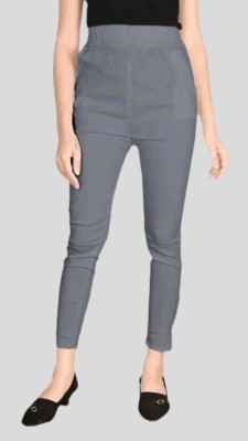 Samar Collection Regular Fit Women Grey Trousers