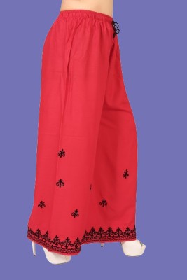 BINISHGARMENTS Regular Fit Women Red Trousers