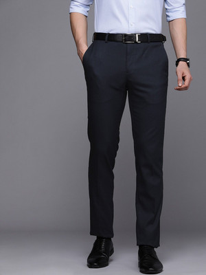 Raymond Slim Fit Men Dark Blue Trousers