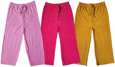 adibaba Regular Fit Girls Multicolor Trousers