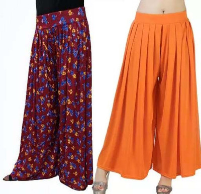 MMTEXTILES Relaxed Women Multicolor Trousers