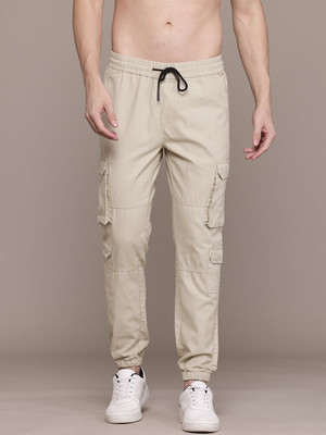 Roadster Regular Fit Men Beige Trousers