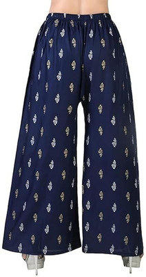 SHENEXAS Regular Fit Women Dark Blue Trousers