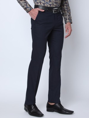 OXEMBERG Slim Fit Men Dark Blue Trousers